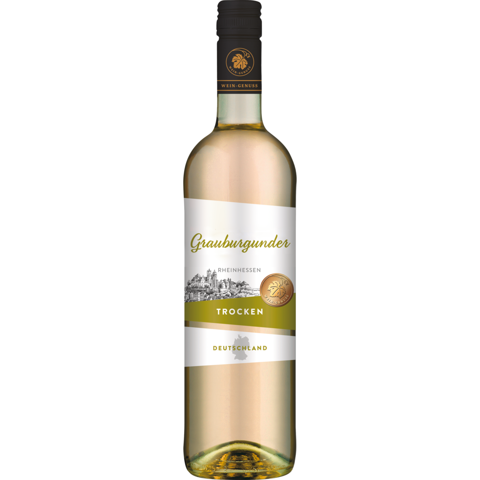 Wein-Genuss Grauburgunder Rheinhessen trocken QbA 0,75l