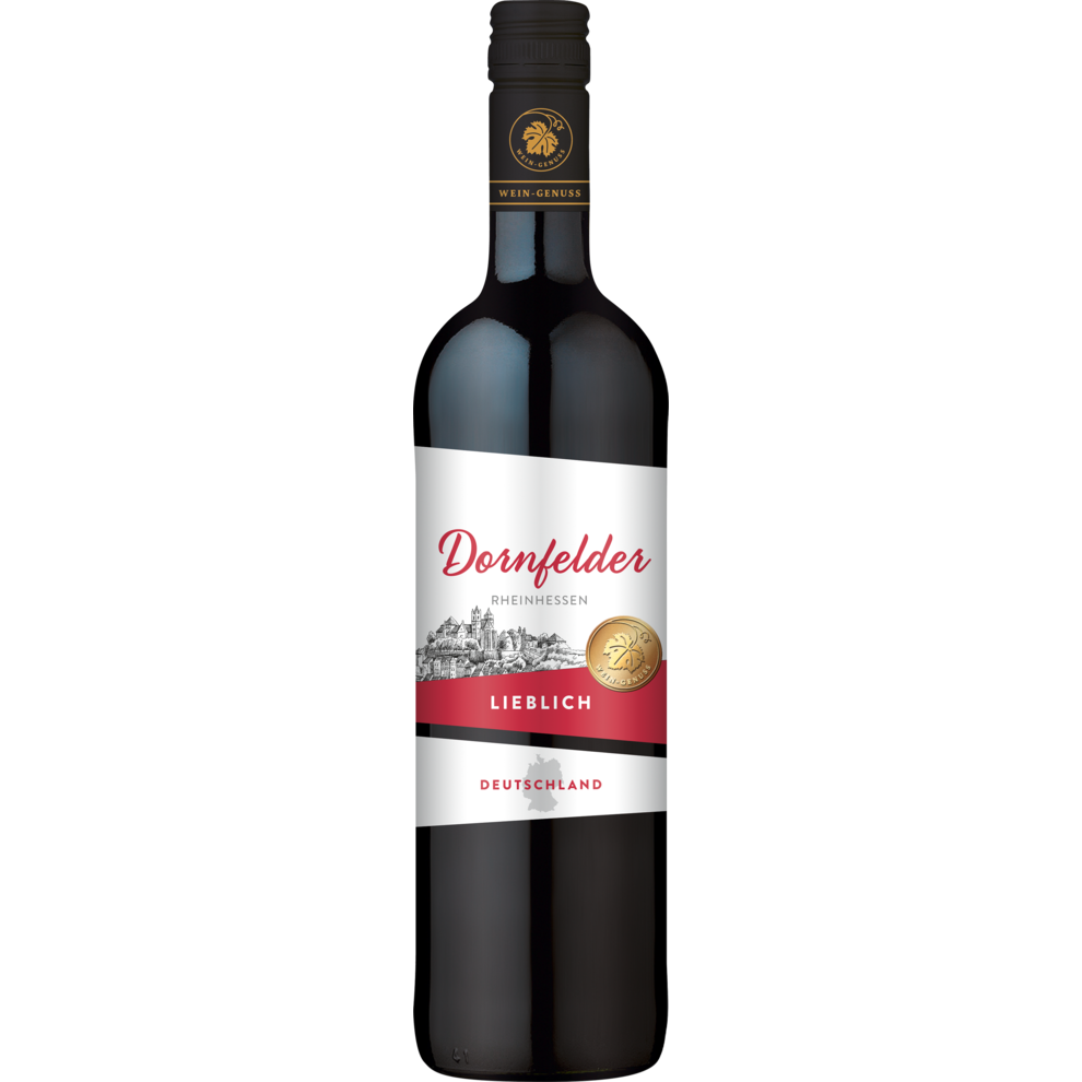 Wein-Genuss Dornfelder Rotwein QbA lieblich 0,75l