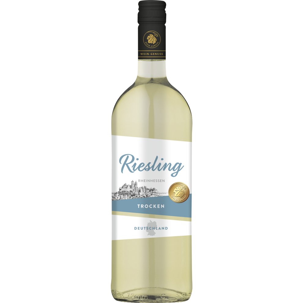 1l Riesling QbA Wein-Genuss Rheinhessen