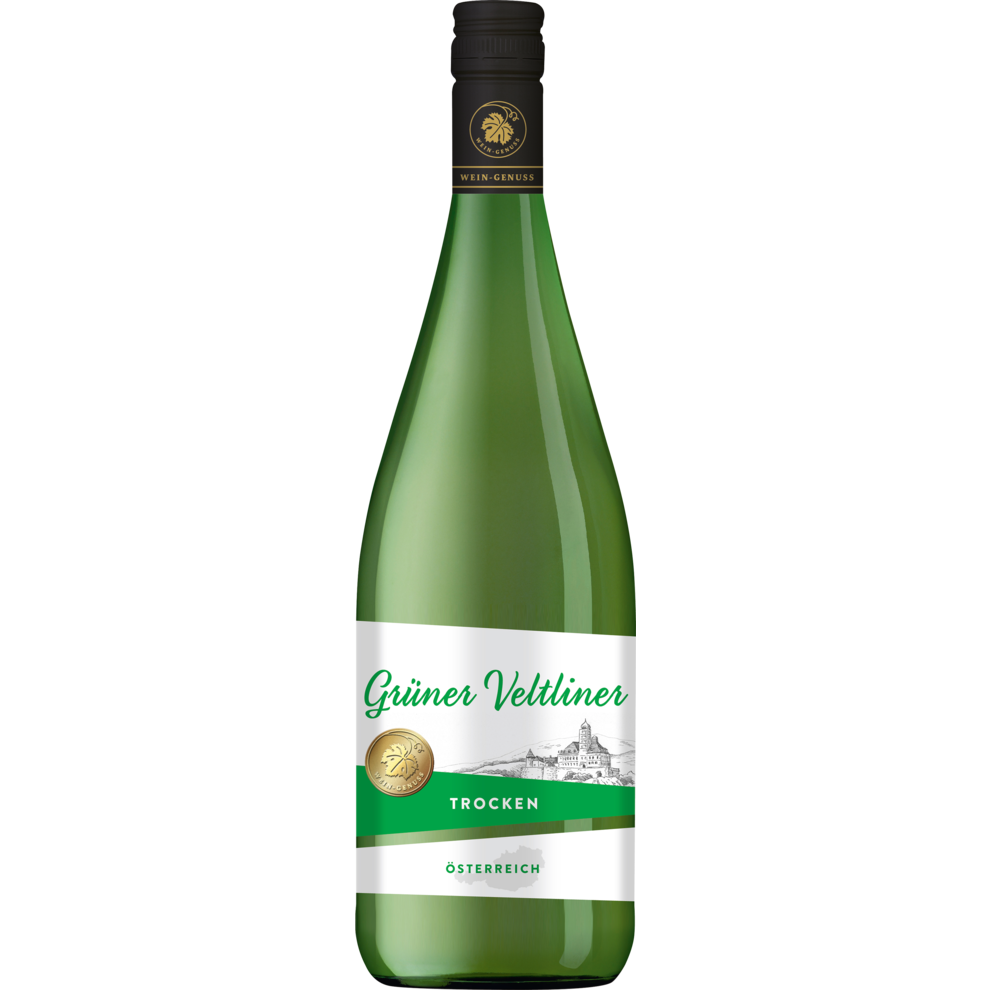 Grüner Qualitätswein trocken Wein-Genuss Veltliner 1l
