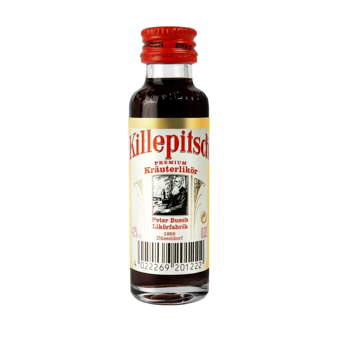 Killepitsch Premium Kräuterlikör 42% 0,02L